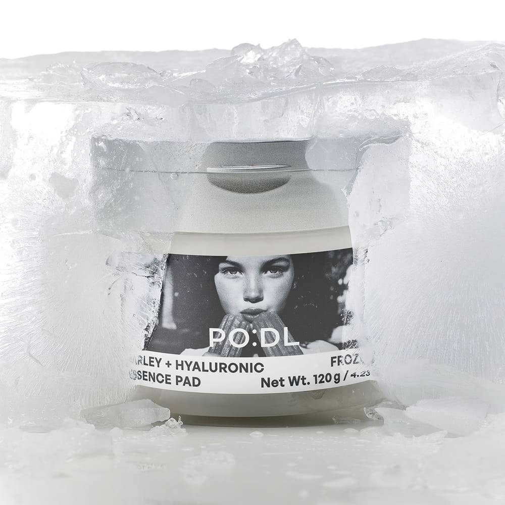 PO:DL Barley Hyaluronic Frozen40 Essence Pads (70ea) (+Special Gift)