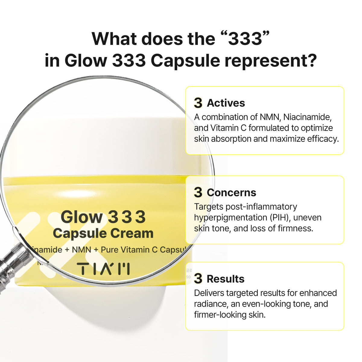 TIAM Glow 333 Capsule Cream 50ml