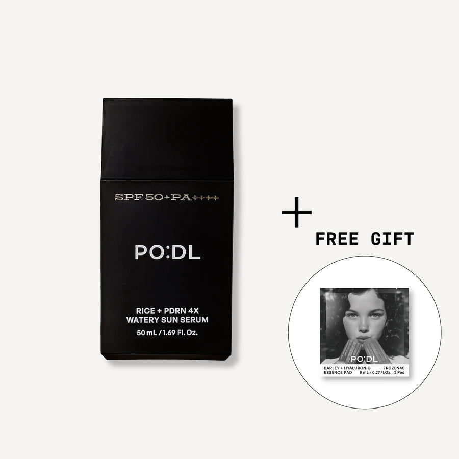 PO:DL Rice PDRN 4X Watery Sun Serum 50ml (+Special Gift)