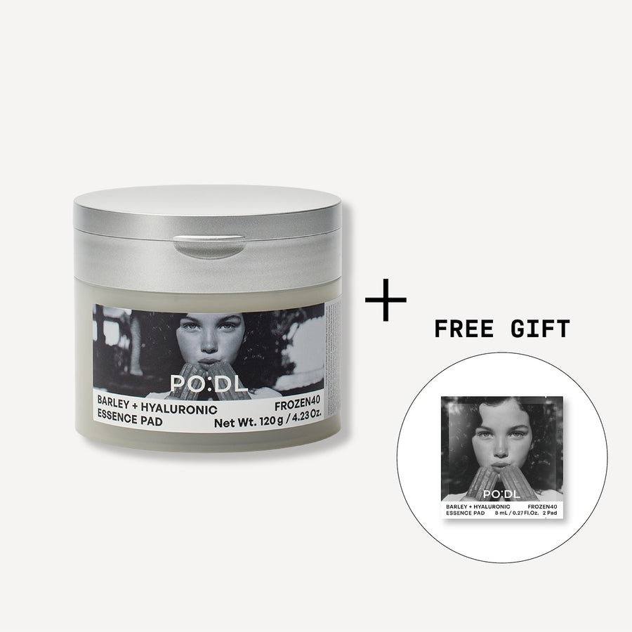 PO:DL Barley Hyaluronic Frozen40 Essence Pads (70ea) (+Special Gift)