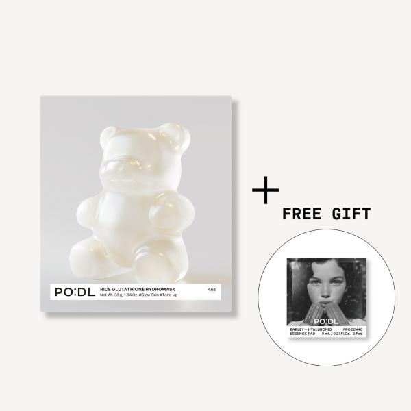 PO:DL Rice Glutathione HydroMask (4ea) (+Special Gift)