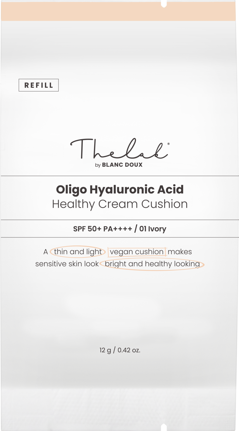 The Lab by Blanc Doux Oligo Hyaluronic Acid Healthy Cream Cushion Refill - 2 Colors