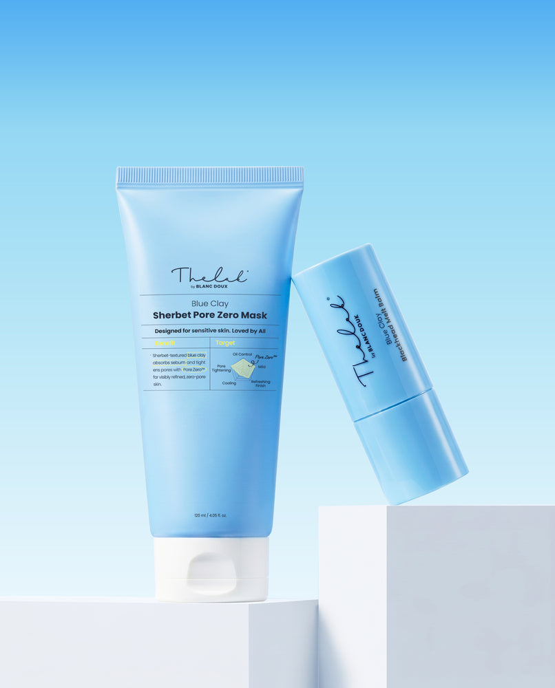 The Lab by Blanc Doux BlueClay Sherbet Pore Zero Mask 120ml