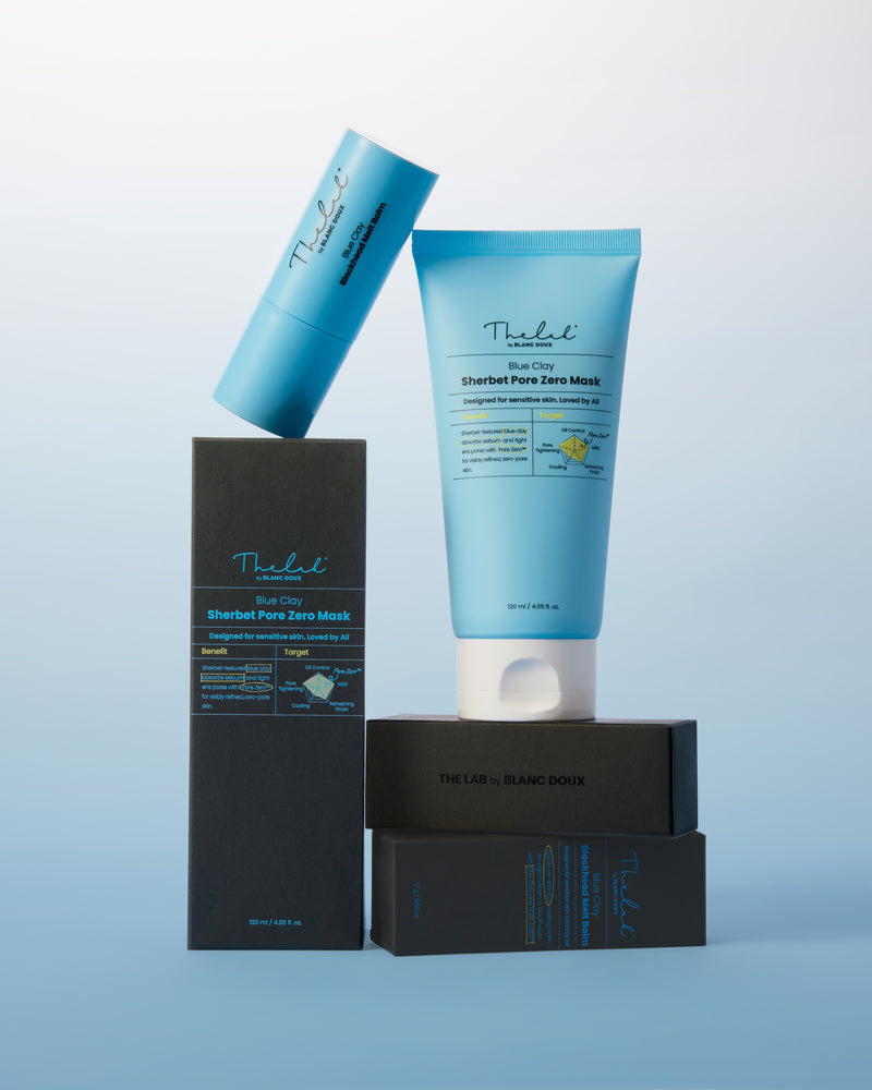 The Lab by Blanc Doux BlueClay Sherbet Pore Zero Mask 120ml