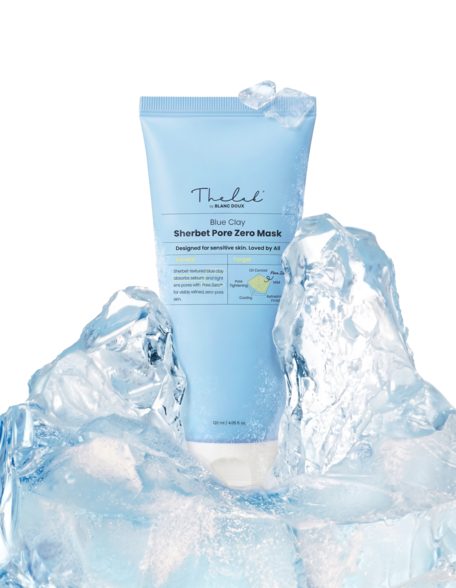 The Lab by Blanc Doux BlueClay Sherbet Pore Zero Mask 120ml