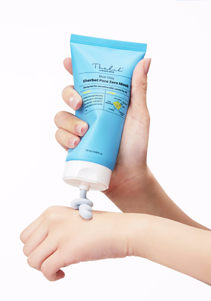 The Lab by Blanc Doux BlueClay Sherbet Pore Zero Mask 120ml