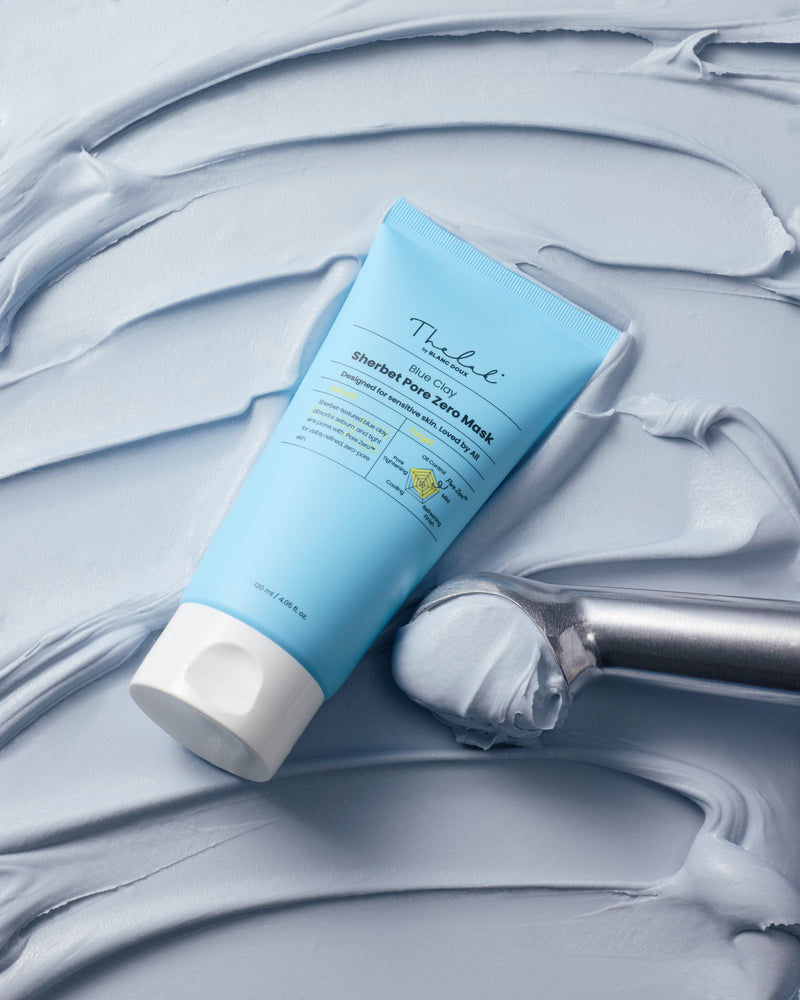 The Lab by Blanc Doux BlueClay Sherbet Pore Zero Mask 120ml