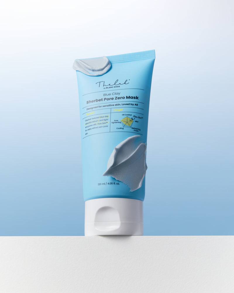 The Lab by Blanc Doux BlueClay Sherbet Pore Zero Mask 120ml