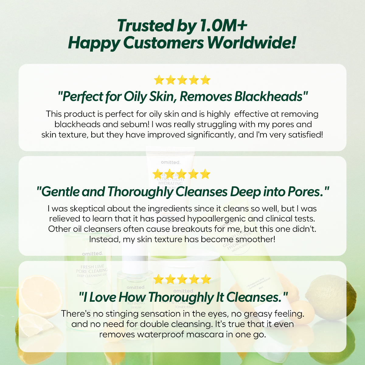 Omitted Fresh Lime Pore Clearing Deep Cleansing Oil 200ml