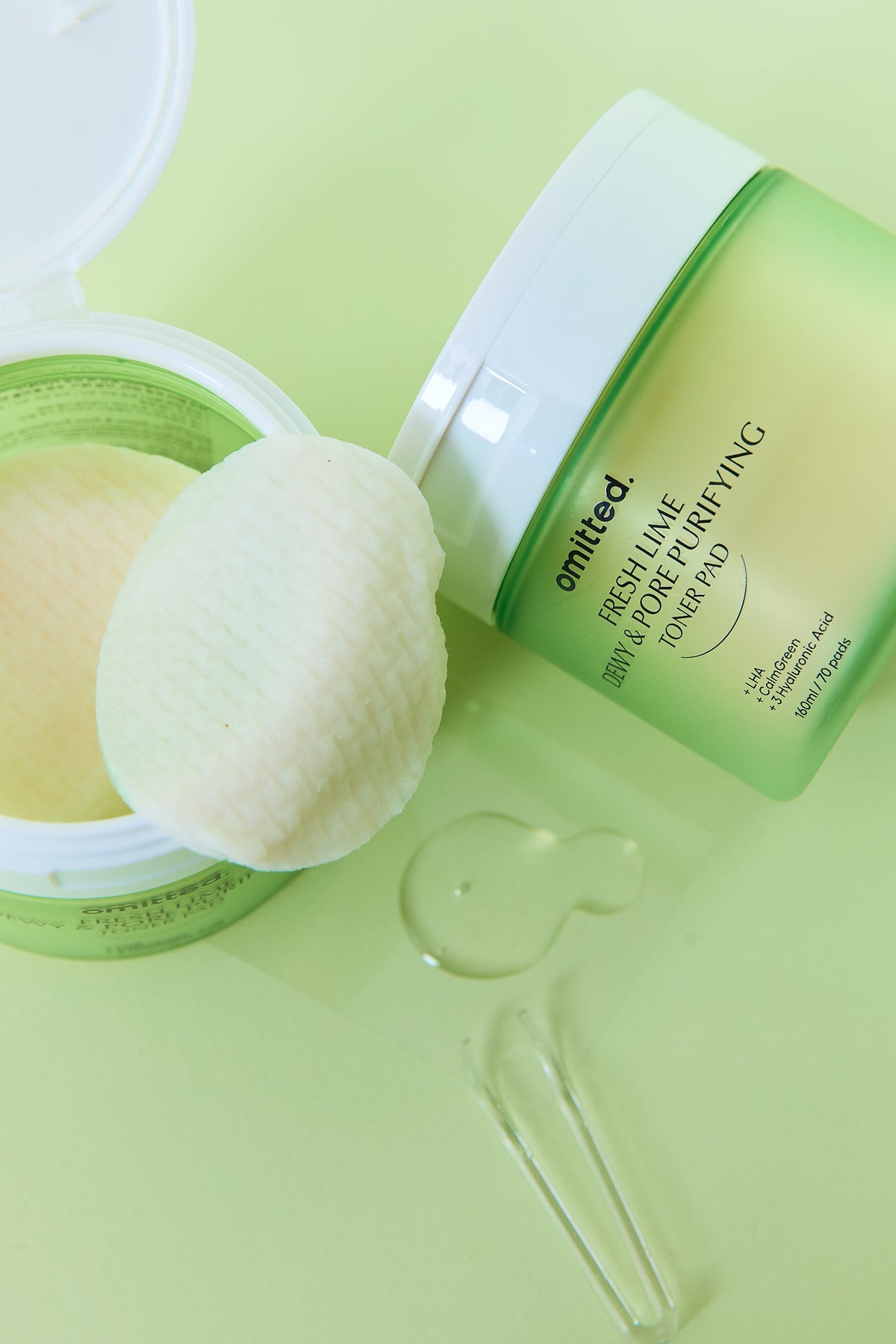 Omitted Fresh Lime Dewy & Pore Purifying Toner Pad 70ea(160ml)