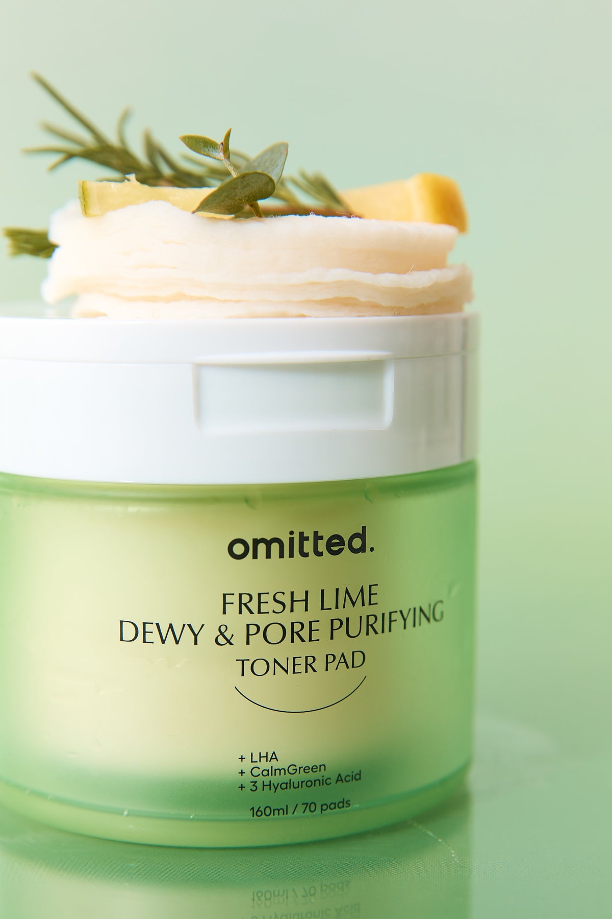 Omitted Fresh Lime Dewy & Pore Purifying Toner Pad 70ea(160ml)