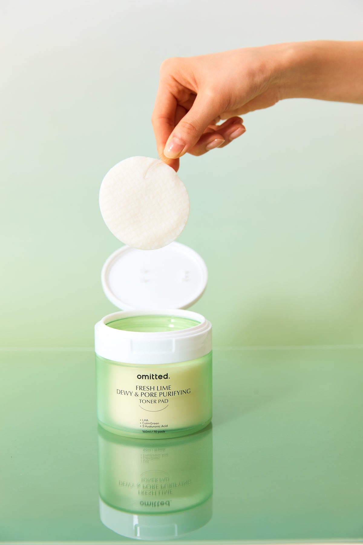Omitted Fresh Lime Dewy & Pore Purifying Toner Pad 70ea(160ml)
