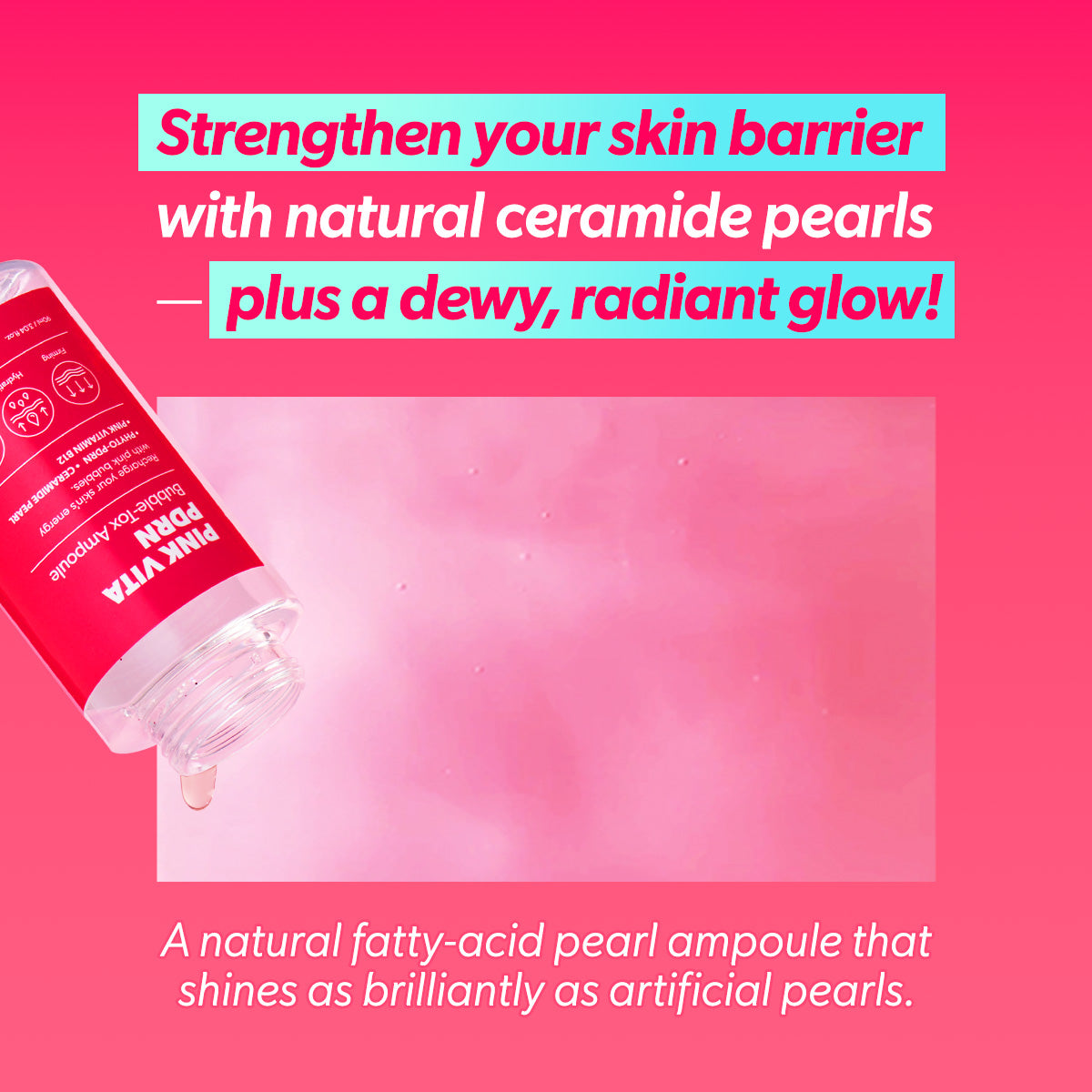 Omitted Pink Vita PDRN Bubble-Tox Ampoule 90ml