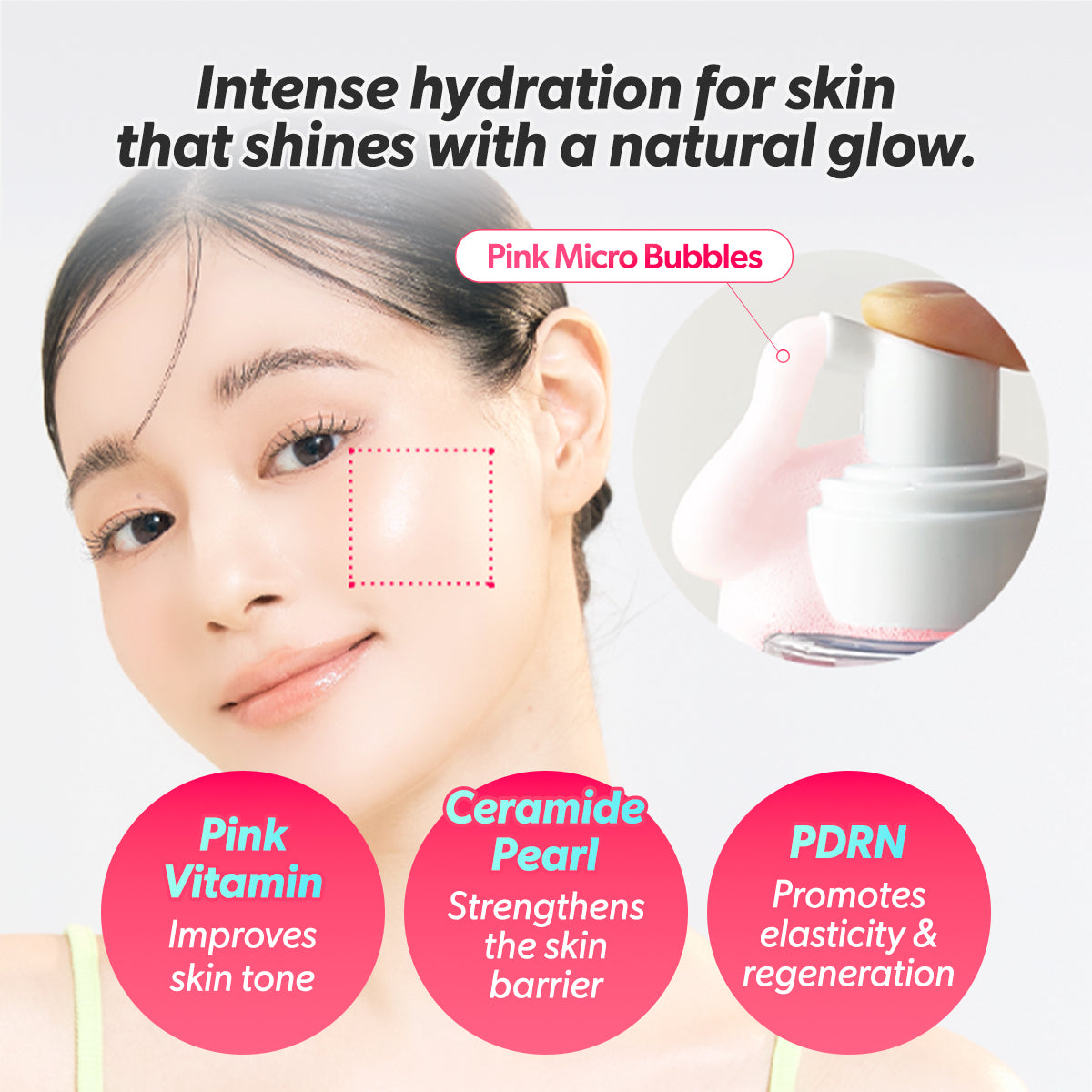Omitted Pink Vita PDRN Bubble-Tox Ampoule 90ml