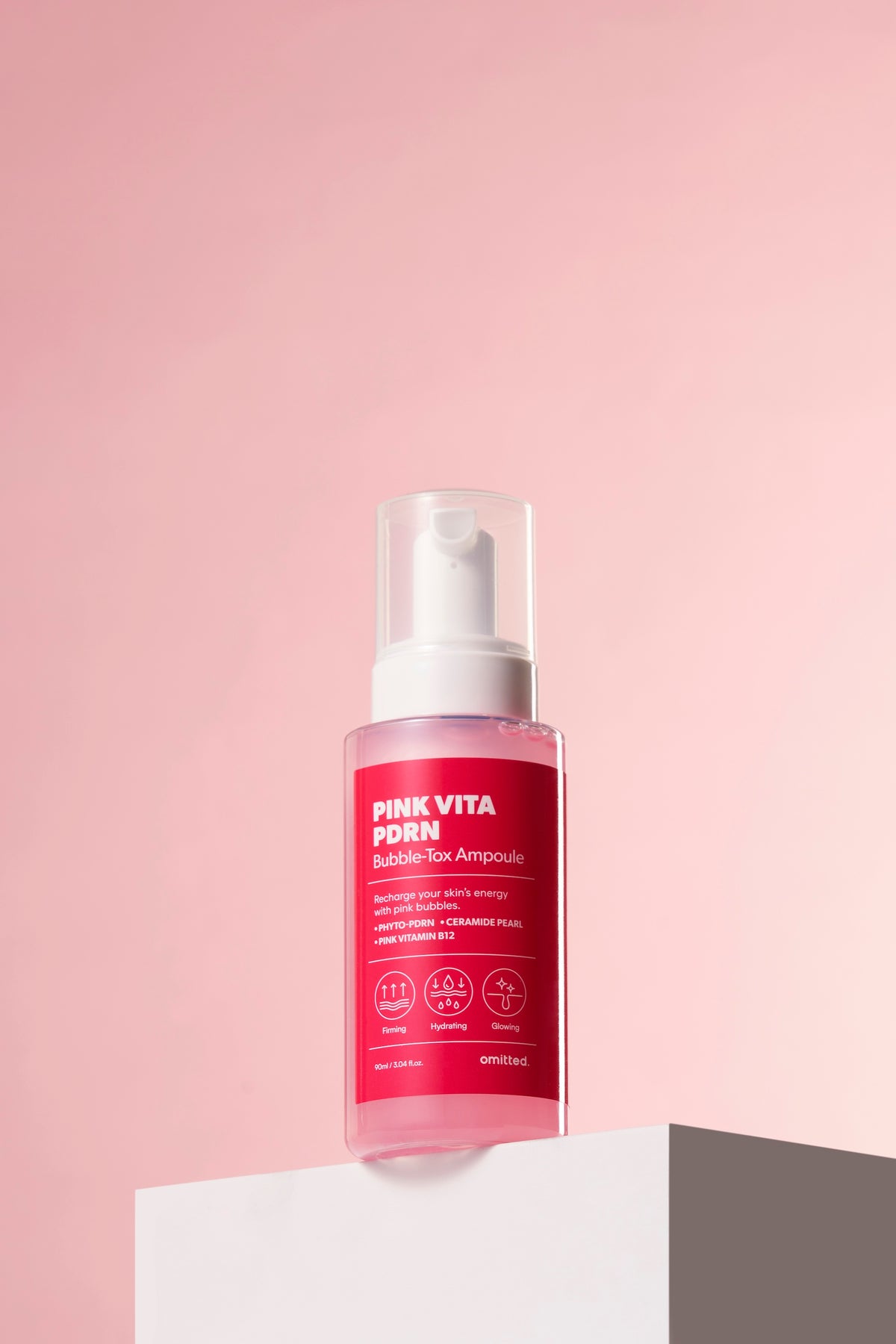 Omitted Pink Vita PDRN Bubble-Tox Ampoule 90ml