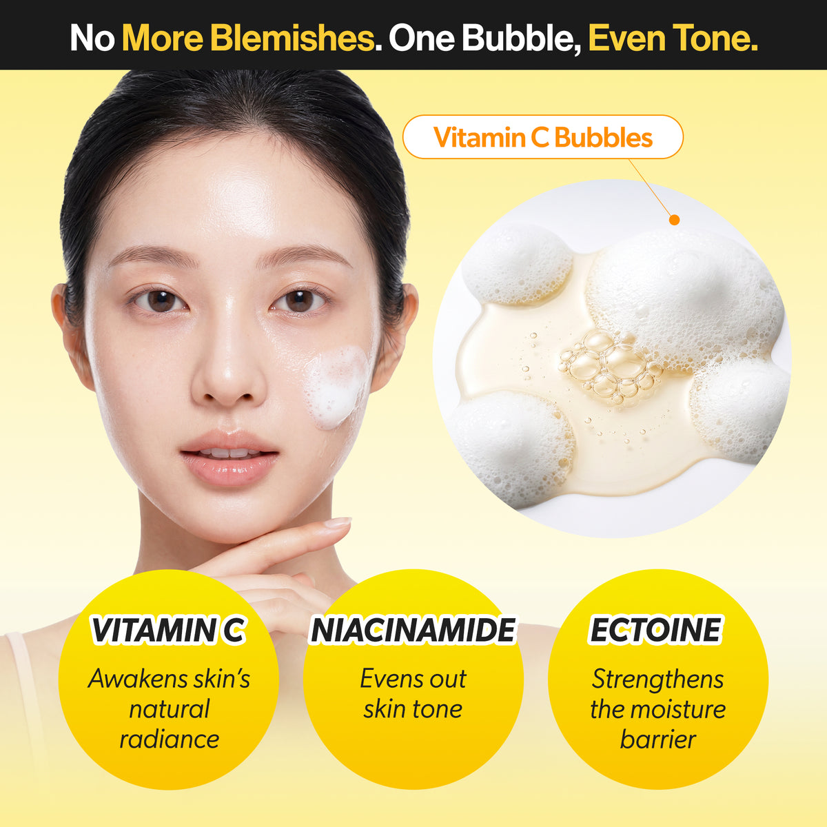 Omitted Vita C Niacinamide 5% Bubble-Shot Ampoule 90ml
