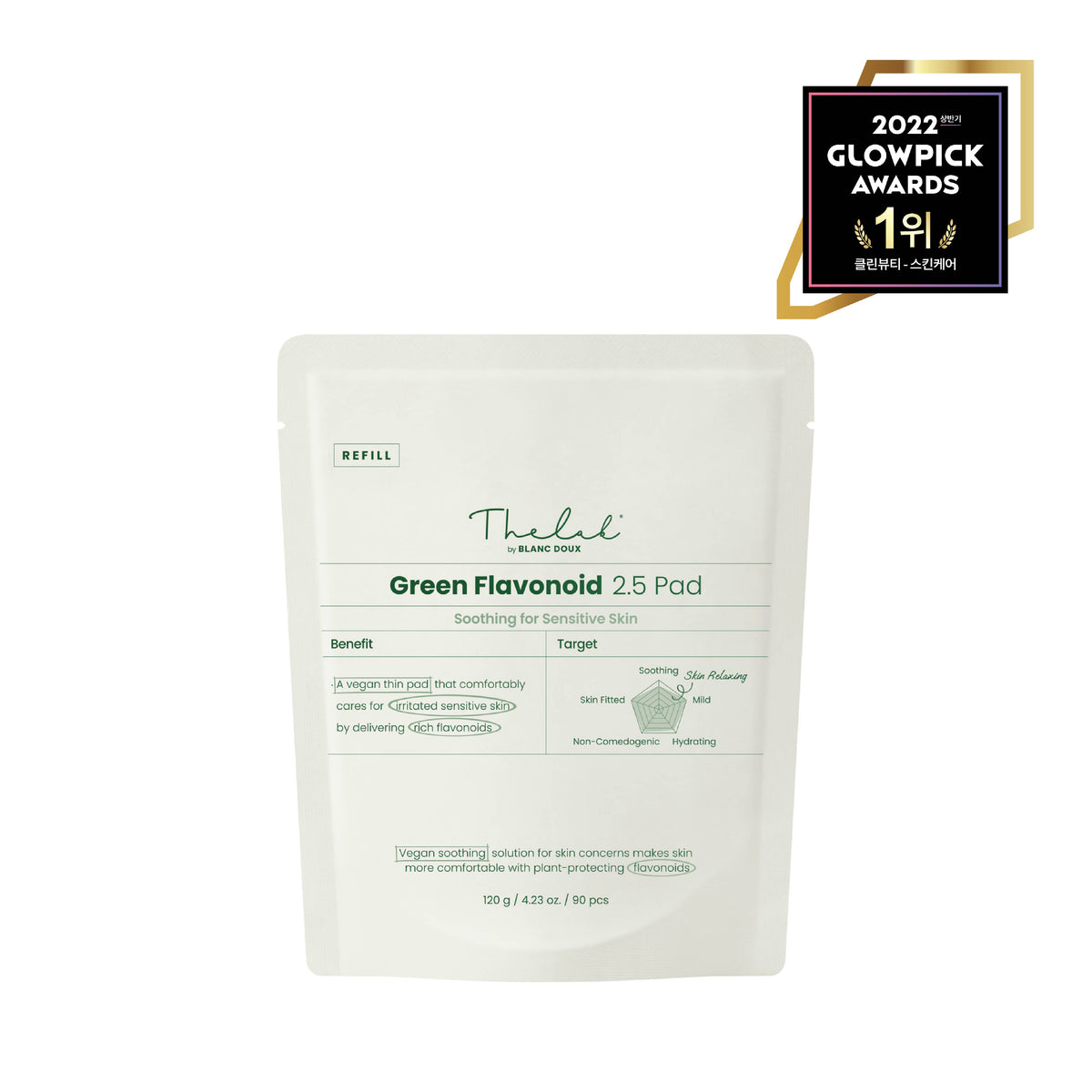 The Lab by Blanc Doux Green Flavonoid™ 2.5 Pad 120g (90p) REFILL
