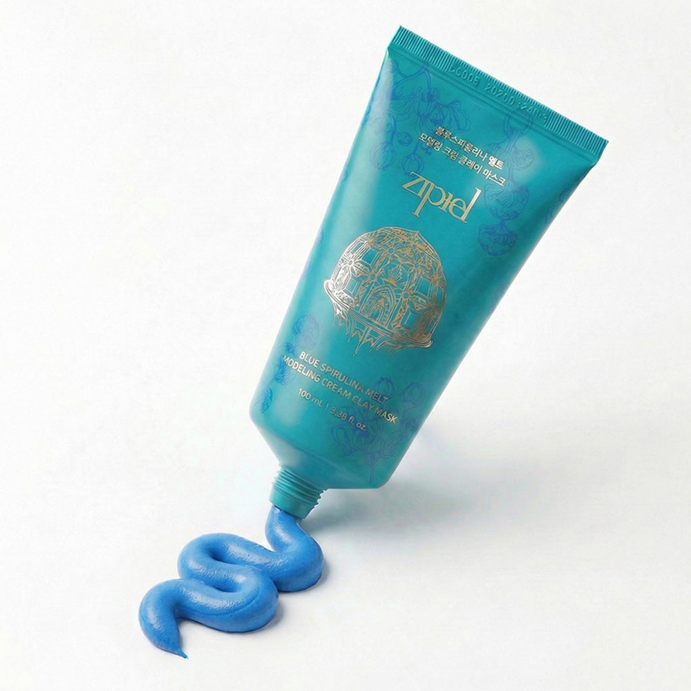 zipiel Blue Spirulina Melt Modeling Cream Clay Mask 100ml