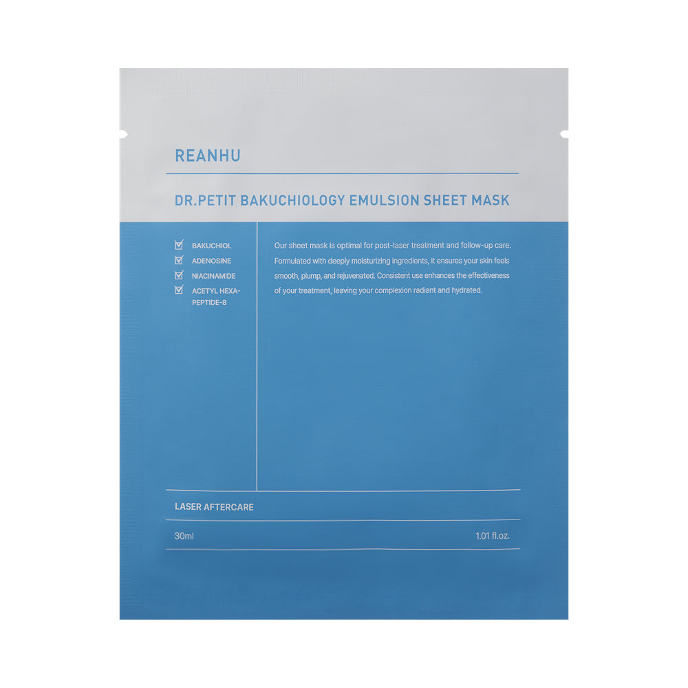 Dr.Petit Reanhu Bakuchiol Emulsion Sheet Mask 30ml - 3 Size