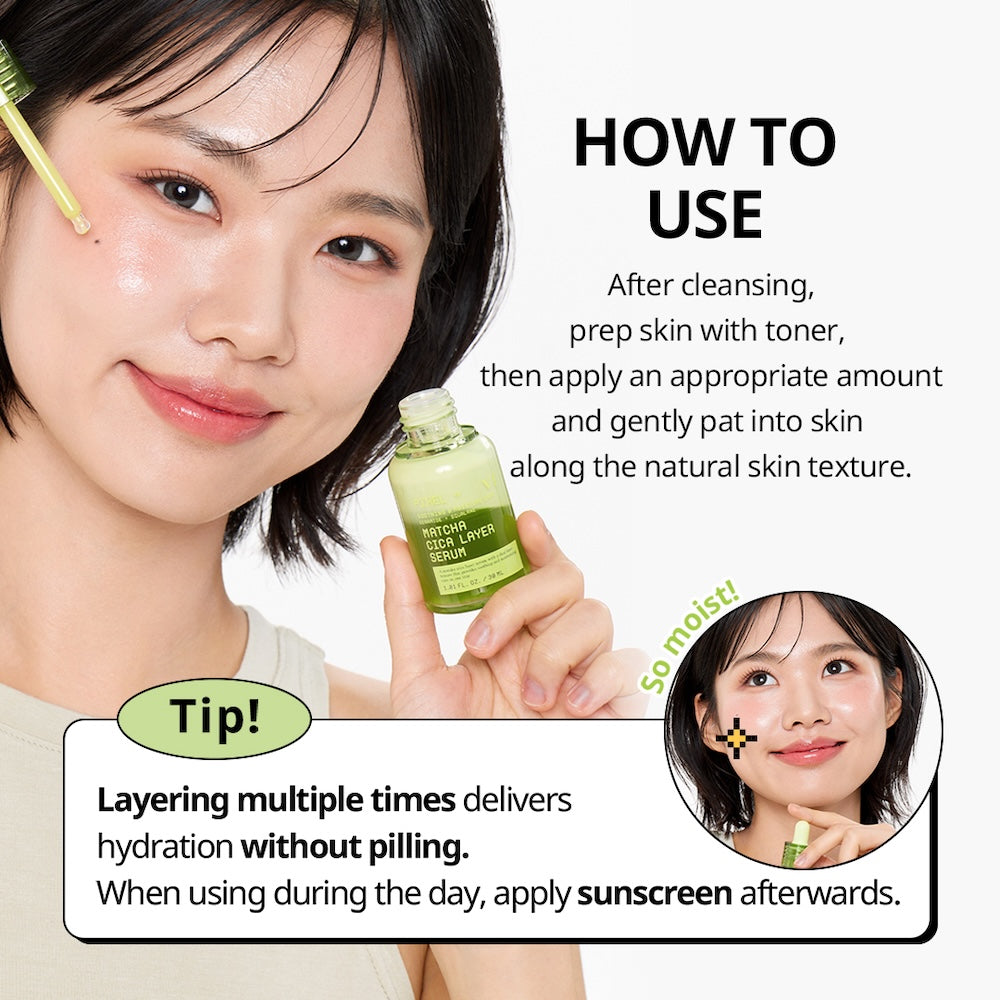 VT Cosmetics Matcha Cica Layer Serum 30ml