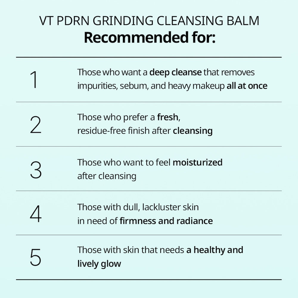 VT Cosmetics PDRN Grinding Cleansing Balm 50ml