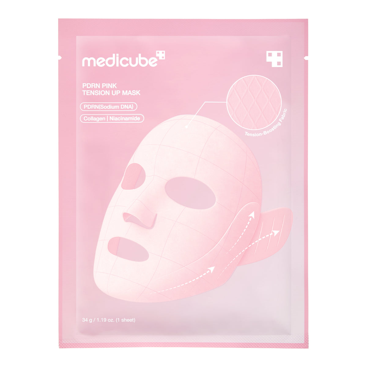 Medicube PDRN Pink Lift Up Mask Set 34g*4ea