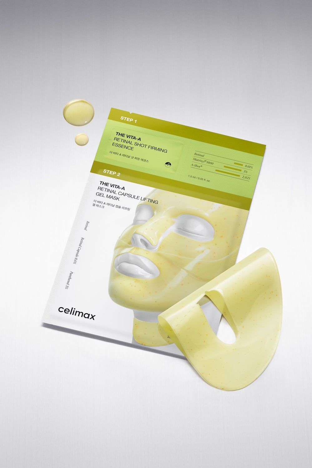 Celimax The Vita-A Retinal Shot Tightening 2-Step Gel Mask 4ea