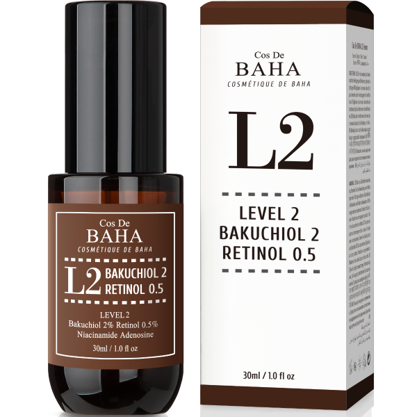 CosDeBaha L2 Bakuchiol 2% Retinol 0.5% Serum 30ml