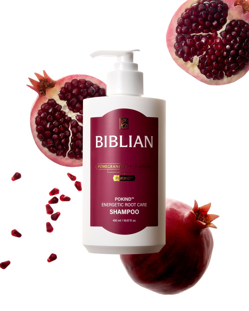 BIBLIAN Pokind Energetic Root Care Shampoo 490ml