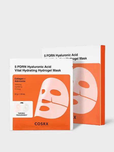 COSRX 5 PDRN Hyaluronic Acid Vital Hydrating Hydrogel Mask 3ea