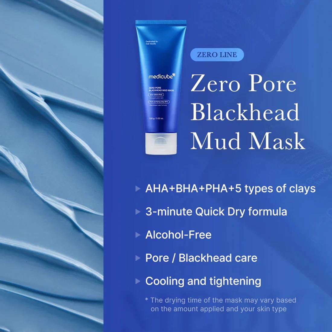 Medicube Zero Pore Blackhead Mud Mask 100ml