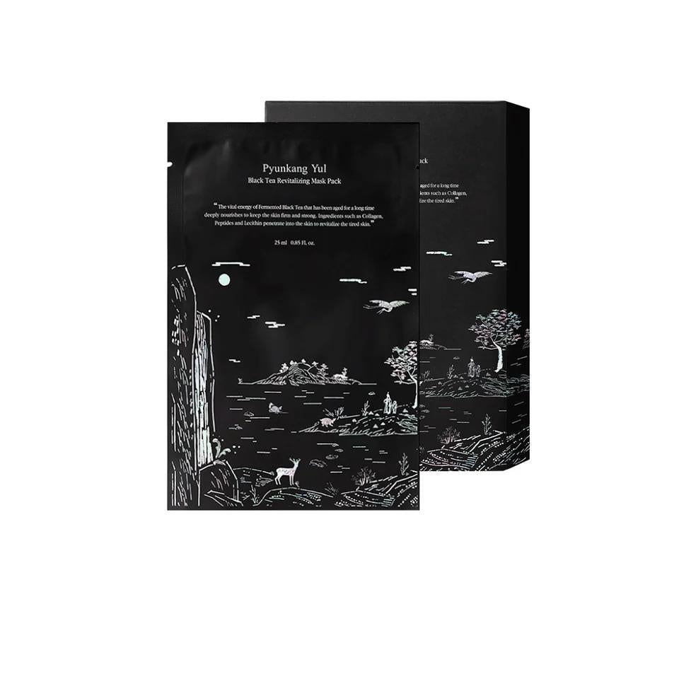 Pyunkang Yul Black Tea Revitalizing Mask Pack 25ml*10ea