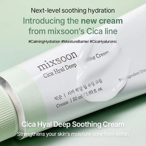Mixsoon Cica Hyal Deep Soothing Cream 50ml