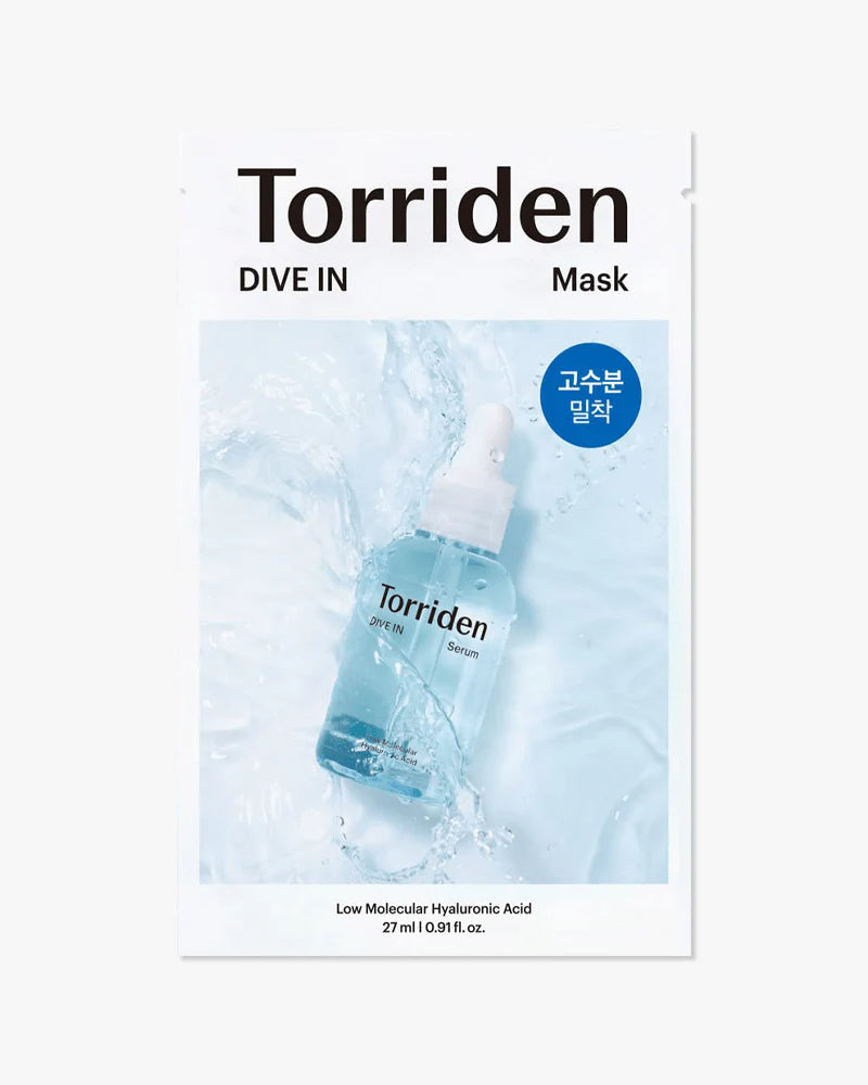 Torriden DIVE IN Low Molecular Hyaluronic Acid Mask Sheet 10ea